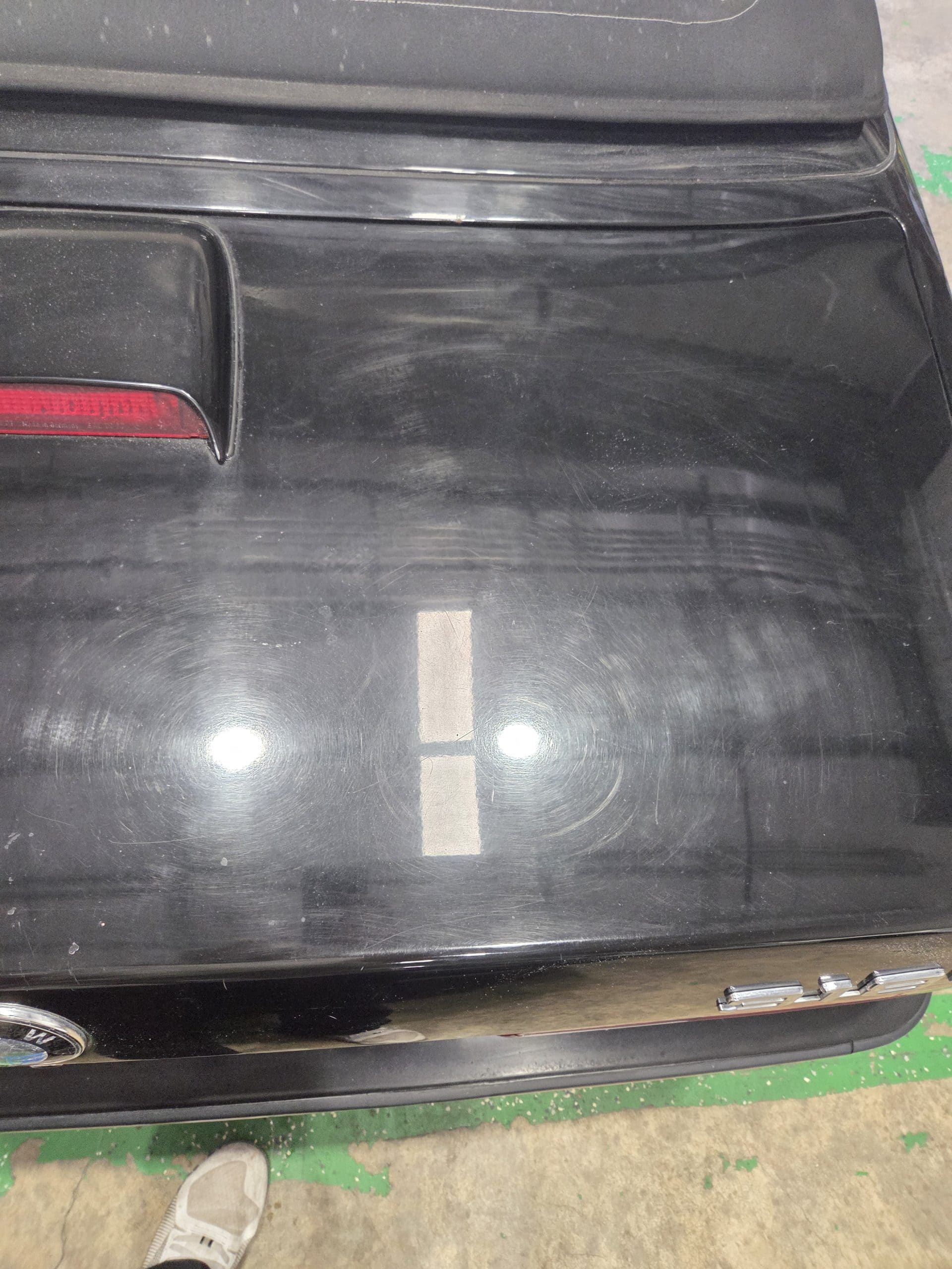 BMW 318i before paint correction San Martin